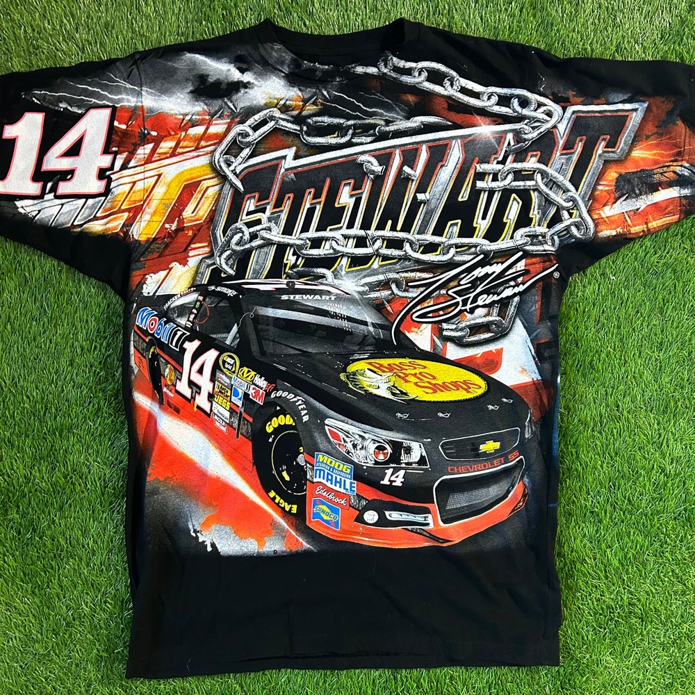 Tony Stewart All Over Race Tee